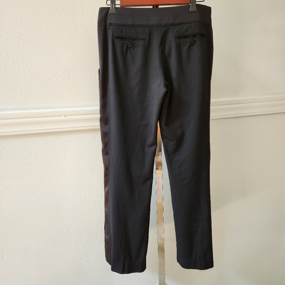 BCBGMAXAZRIA black Stripan capri size 4 - Picture 4 of 15